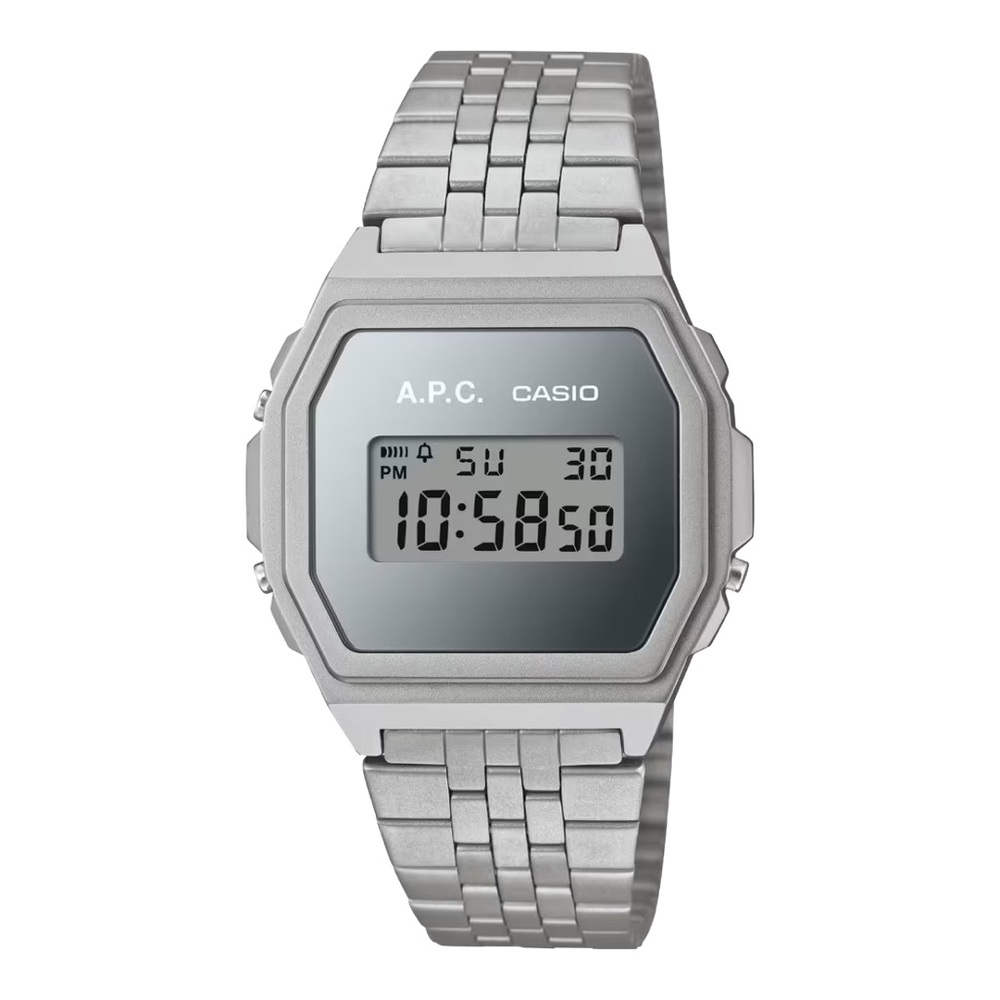 A.P.C. x Casio Collaboration Watch - SILVER - Limited